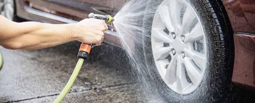 professional hand car washing using microfibre mitts to protect car paint and prevent scratches and swirl marks